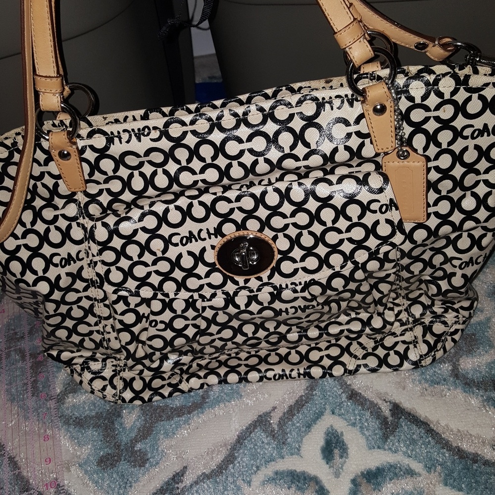 Large Coach tote bag